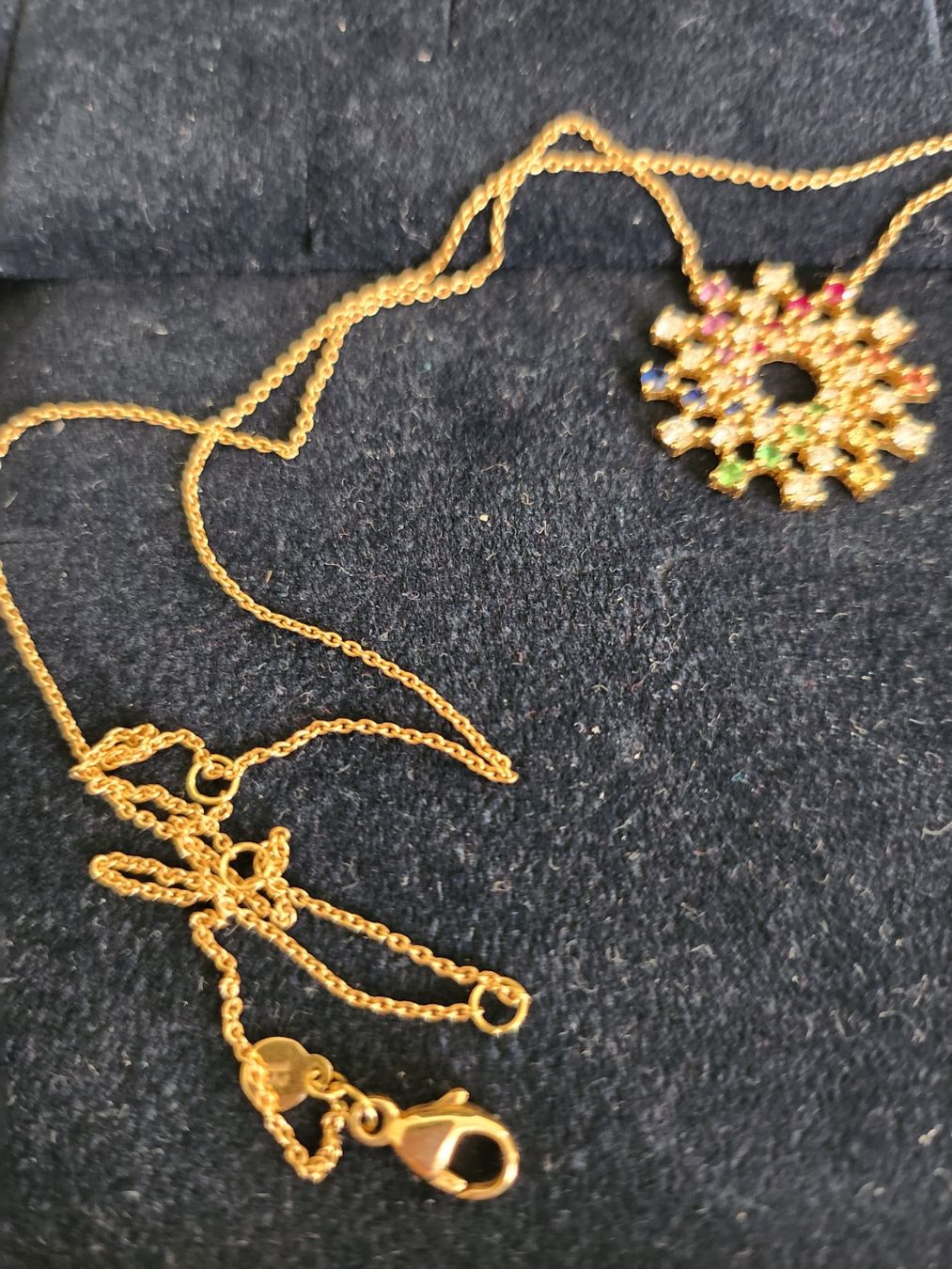 Bucherer Ciondoli: Collier " Bucherer " , 18k Gelbgold. – Usato da Dietikon venduto da Oxana01 3