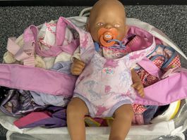 Baby Born Puppe mit Zubehör guter Zustand