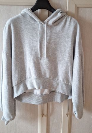 MONKI Hoodie gris clair - Taille S