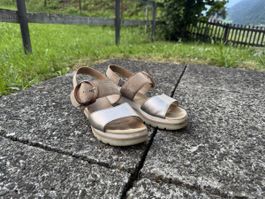 Gabor Sandalen Damen silberfarben/braun Grösse 38 (5)