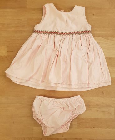 Festliches Kleid in rosa mit Höschen Gr. 74