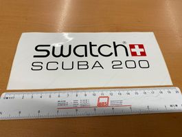 1 Swatch Original Aufkleber Rarität 20 cm