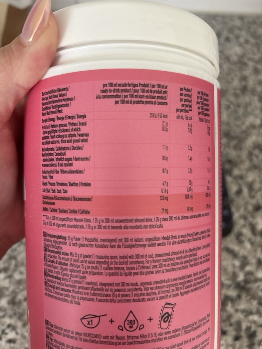 More Nutrition Lebensmittel & Spezialitäten: More Protein Milkyccino Strawberry Raspberry Swirl – Gebraucht aus Rünenberg von ZwergLi100 1