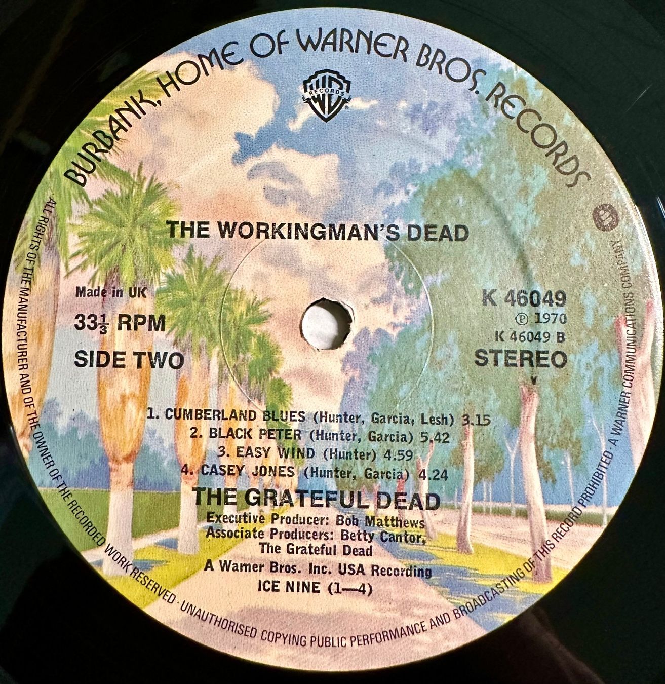 Dischi in vinile: Grateful Dead - Workingman's Dead // LP: NM; Sleeve: VG+ – Usato da Zürich venduto da saltbee 3
