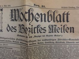 Wochenblatt des Bezirks Meilen - 1901