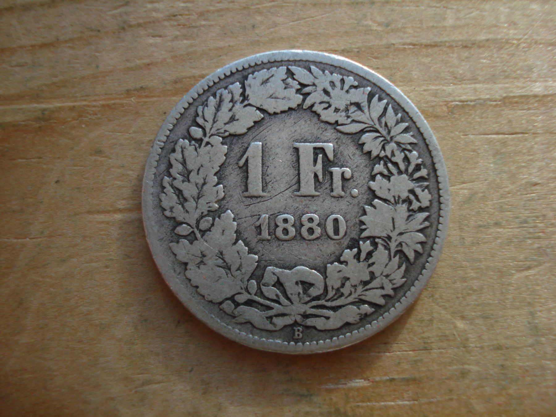 Tutti le monete: (S) 1 Franken 1880 – Usato da Erlach venduto da Net-Coins