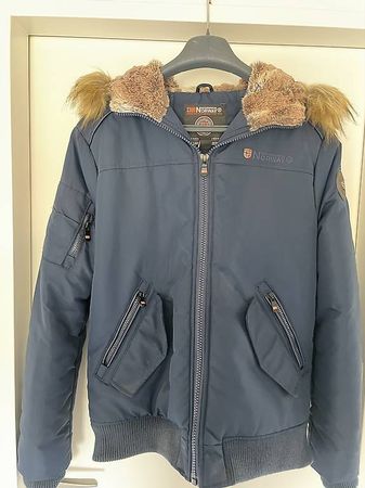 Winterjacke Geographical Norway blau Grösse M