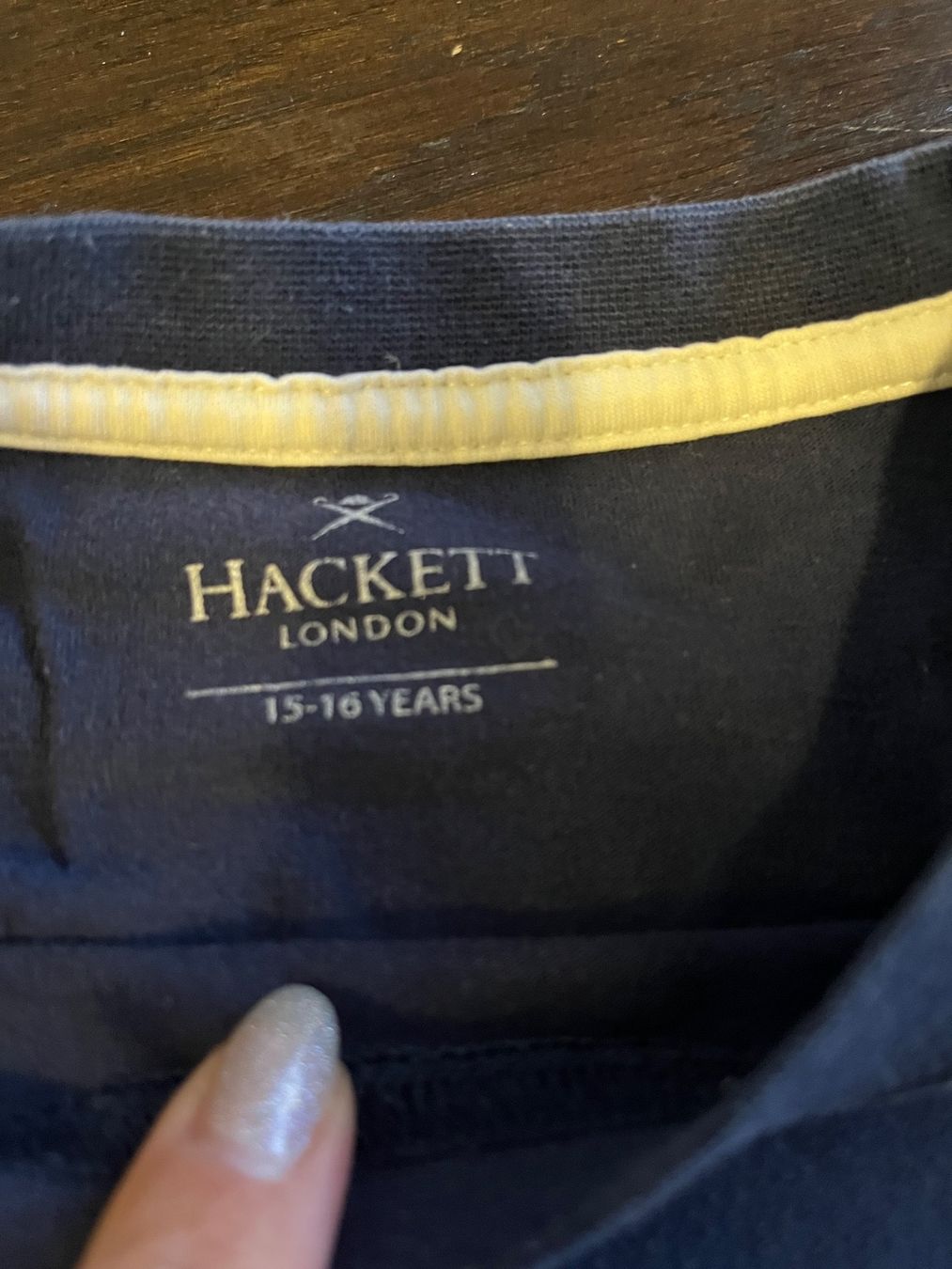 Hackett Camicie, T-shirt & Polo: T-shirt manches longues Hackett 164-170cm – Usato da Mies venduto da pulrichg 2