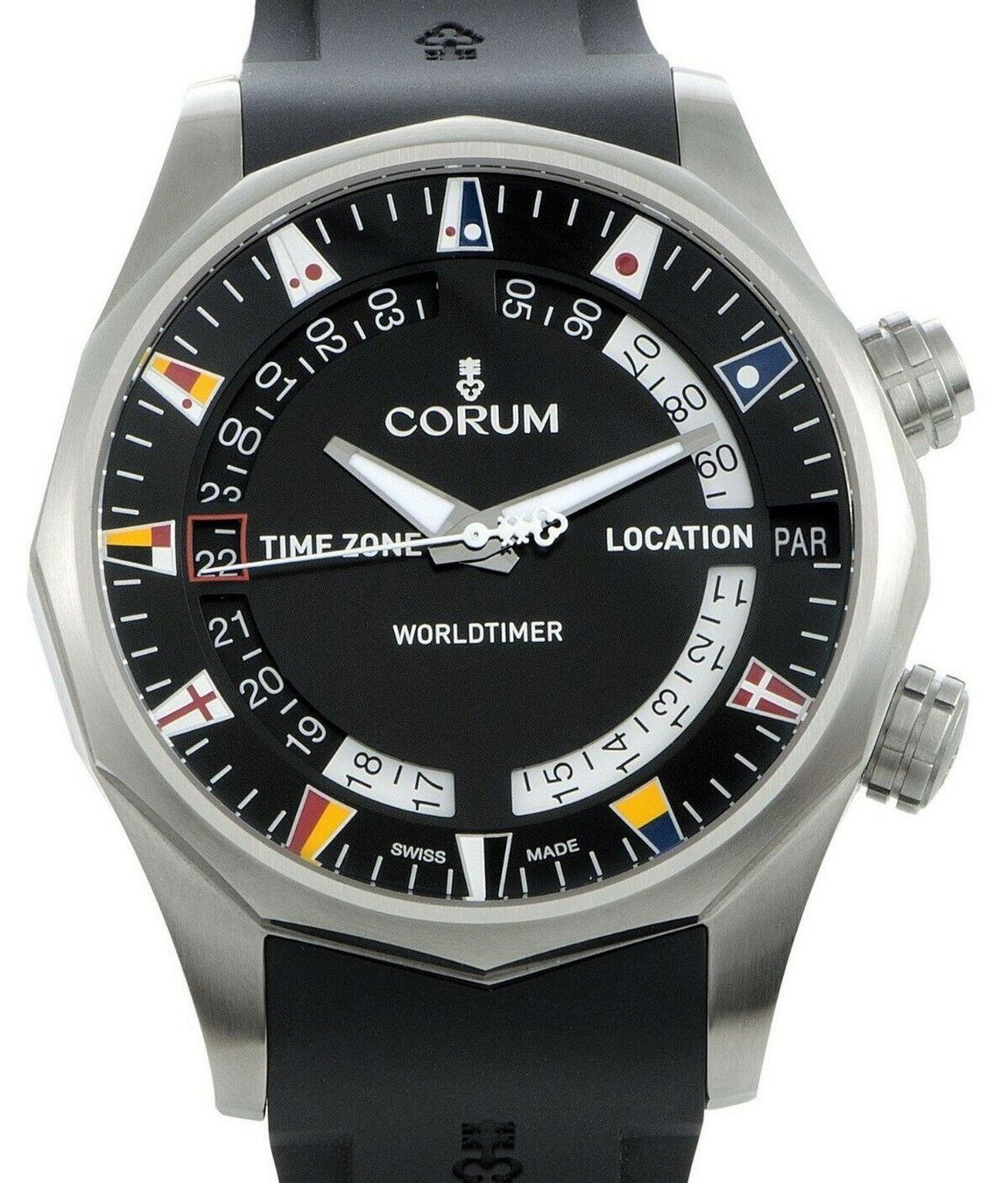 Corum Orologi: *** Corum Admiral " Worldtimer " automatic *** état neuf *** – Nuovo (secondo la descrizione) da Sierre venduto da imaginations 2
