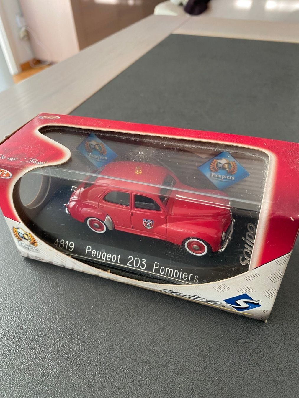 Solido Modellini d'auto: Solido Peugeot 203 Pompiers, réf. 4819 – Nuovo (secondo la descrizione) da Meyrin venduto da Abac007 1