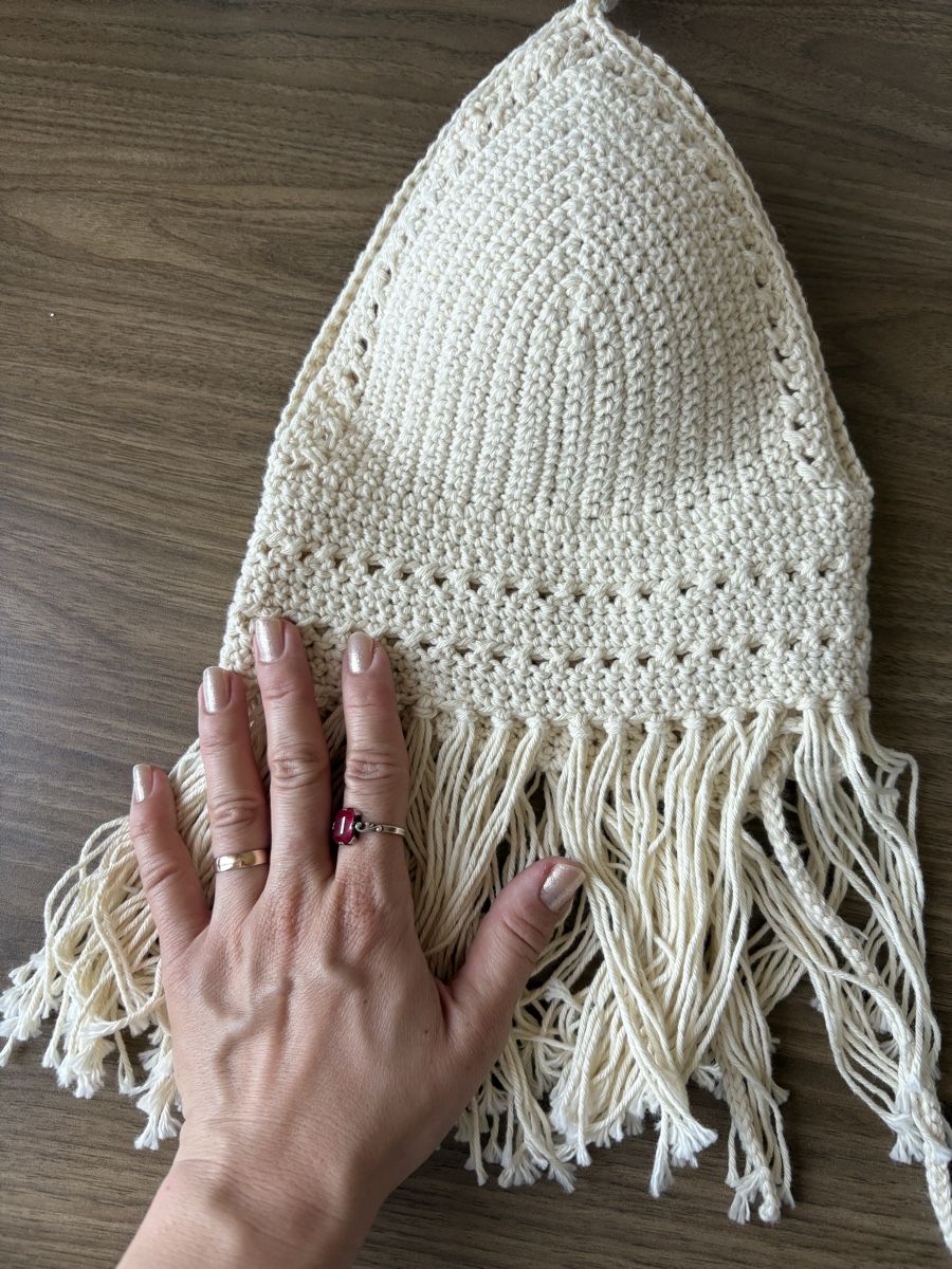 Top: Boho Top handgehäkelt – Nuovo (secondo la descrizione) da Oensingen venduto da Chicotus 6