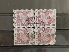1977 Escalade Genf Viererblock Top Stempel