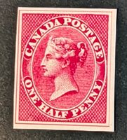 1857 Canada #8 One half Penny / Replika