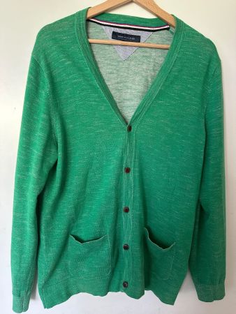 Tommy Hilfiger Strickjacke grün Grösse M
