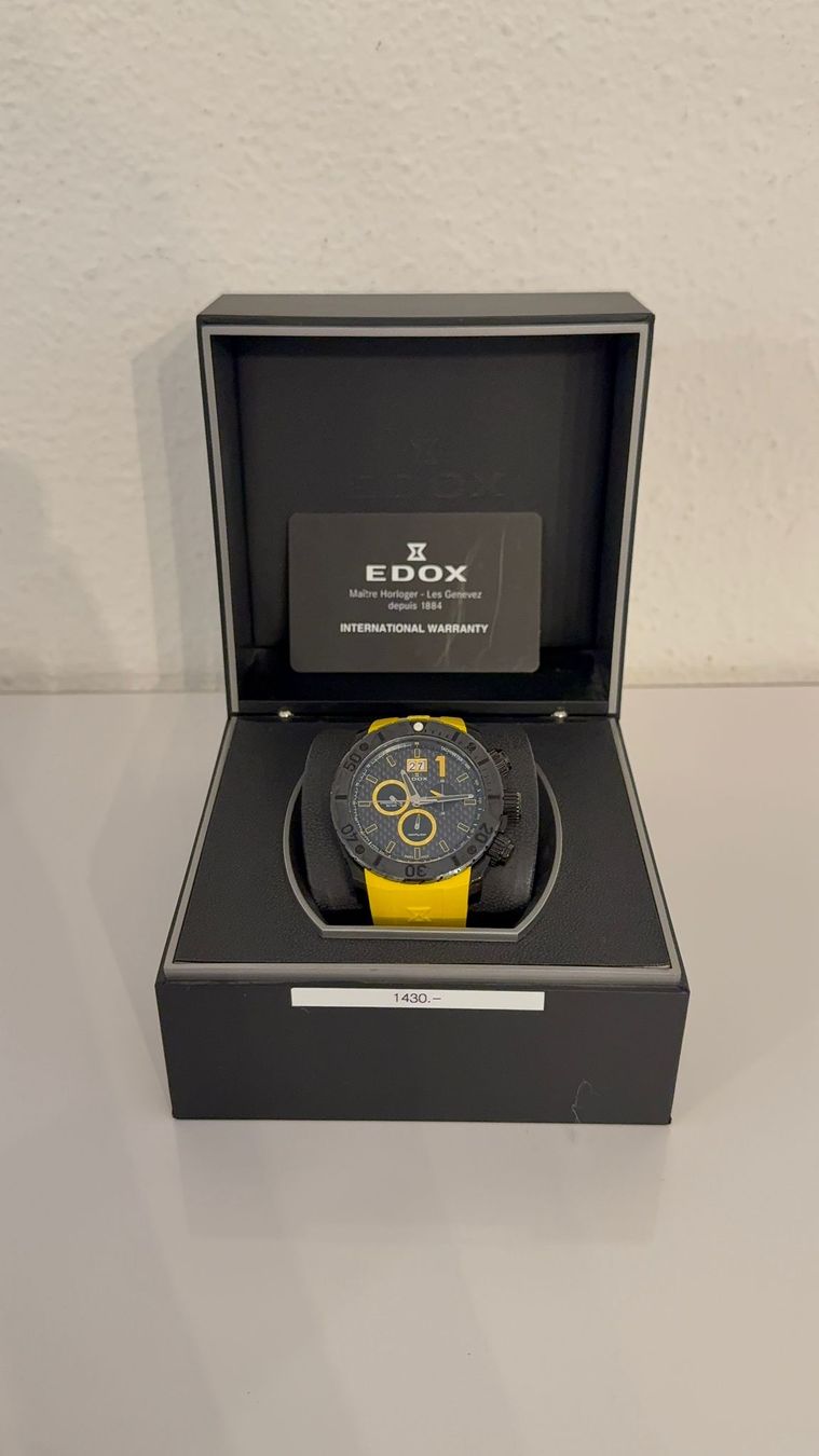 Edox Orologi: Edox Chronograph, montre homme – Usato da La Chaux-de-Fonds venduto da mem_l6xm