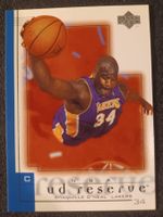 NBA Shaquille O'Neal LA Lakers Slam Dunk Card UD Reserve