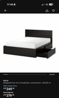 IKEA MALM Bett komplett 140x200 – Matratze + Lattenrost inkl