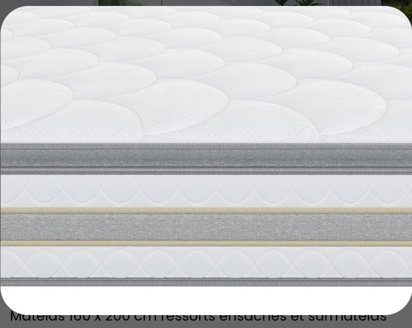 Lits: Matelas - 180x200 – D'occasion à Genève par muj_2zmc 2