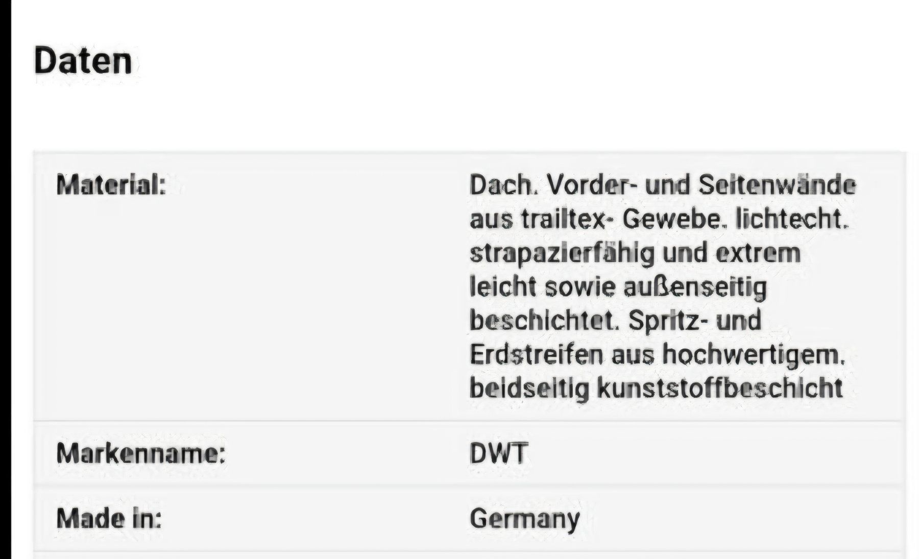 Vorzelte & Markisen: Dwt Vorzelt Wohnwagen – Gebraucht aus Marthalen von PeSch.03 2