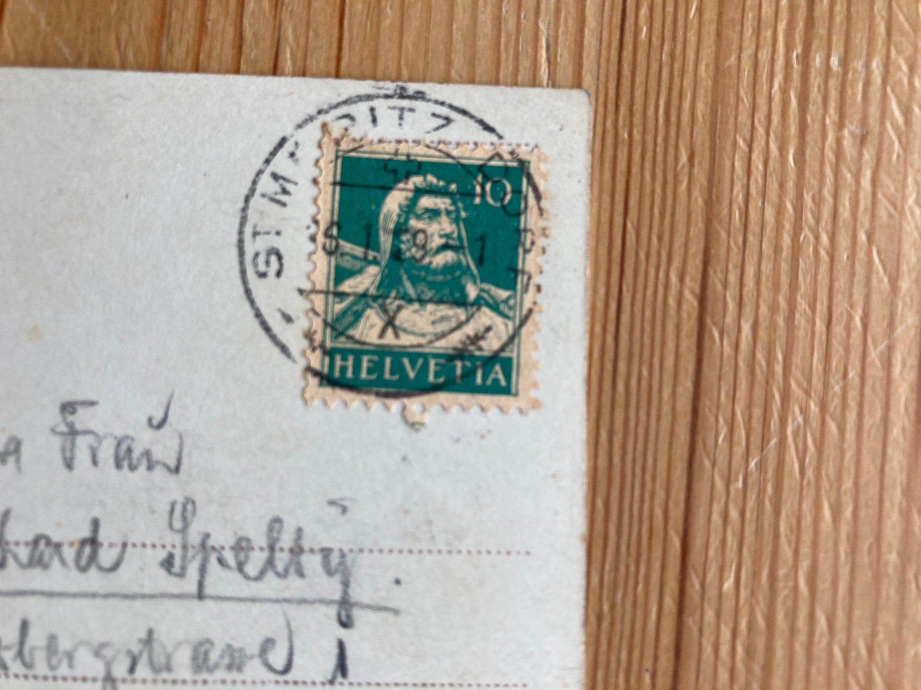 Cartoline postali: St. Moritz im Winter - AK 1929 – Usato da Oberuzwil venduto da Henri09 1