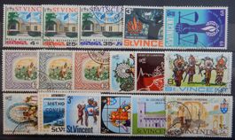 St. Vincent British Lot mit schönen Werten VI