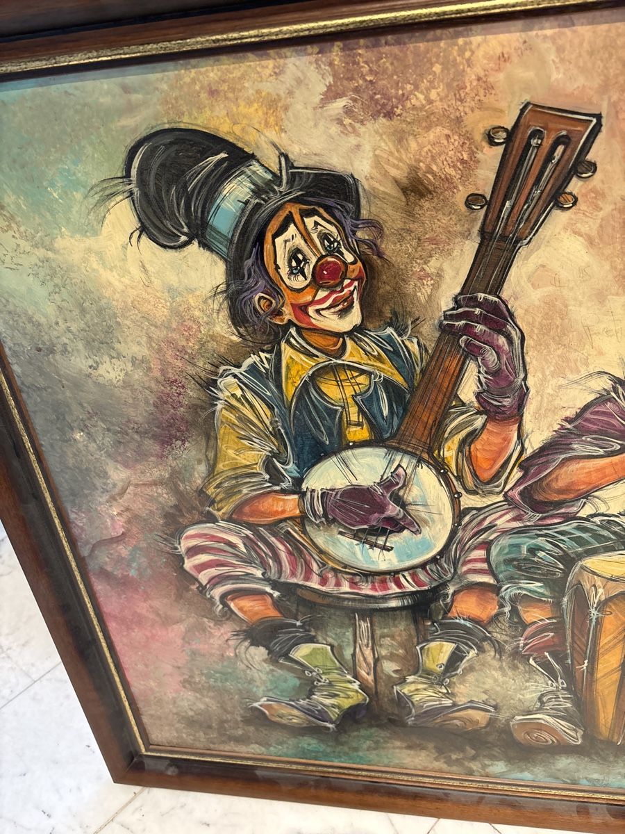 Dipinti: Clownbild 120 breit 82 hoch – Usato da Kriens venduto da Wundertuete17 1