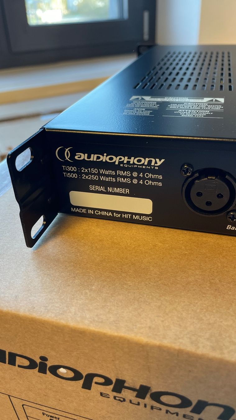 Amplificatori: AUDIOPHONY Ti500 Endstufe – Nuovo e nell'imballaggio originale da Wohlen AG venduto da TschachtliAG