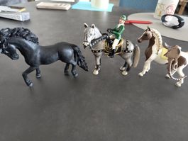Pferde Schleich Figuren Set Reiterin mit Pferden und Zubehör