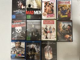 DVD und 2xBluray Filme