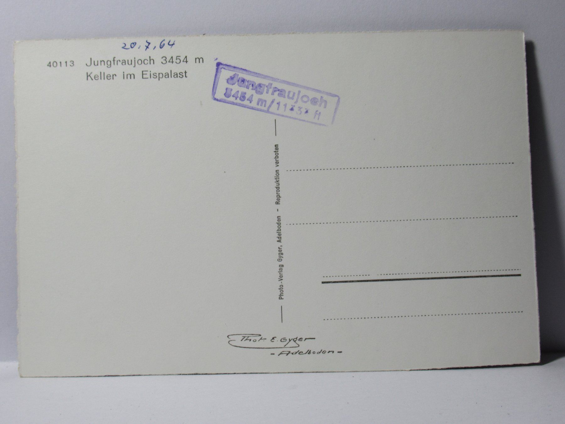 Cartes postales: Jungfraujoch , Keller im Eispalast – Neuf (Voir description) à Grenchen par Bluemchen1900 1