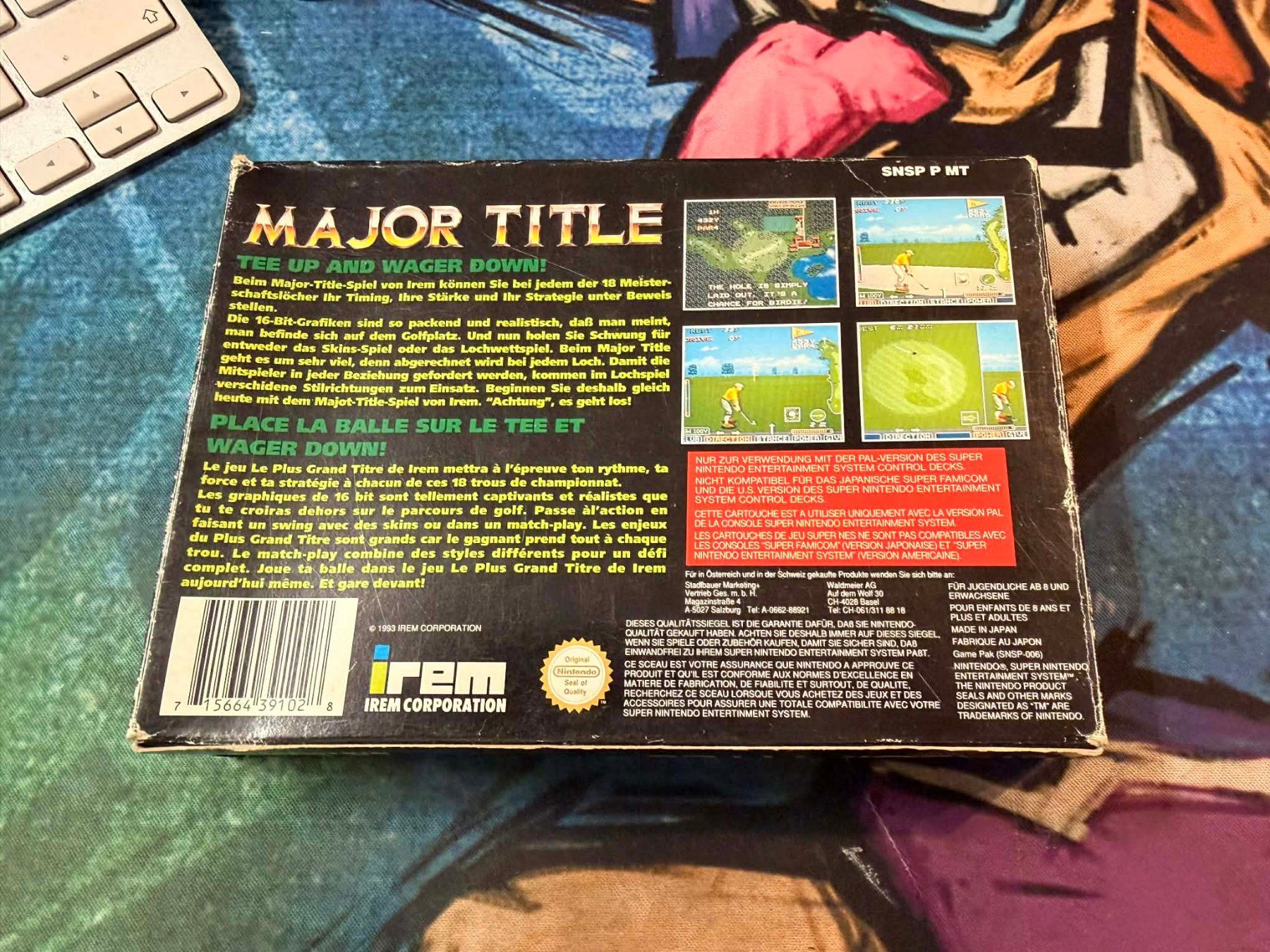 Nintendo Giochi: Major Title Super Nintendo – Usato da Giubiasco venduto da Ticinerd 1
