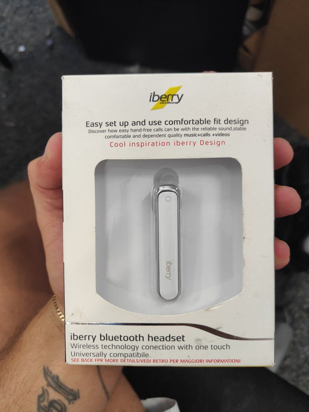 Cuffie: iBerry Bluetooth Headset Neu! (H1) – Nuovo (secondo la descrizione) da Rorschach venduto da TimelessTrading