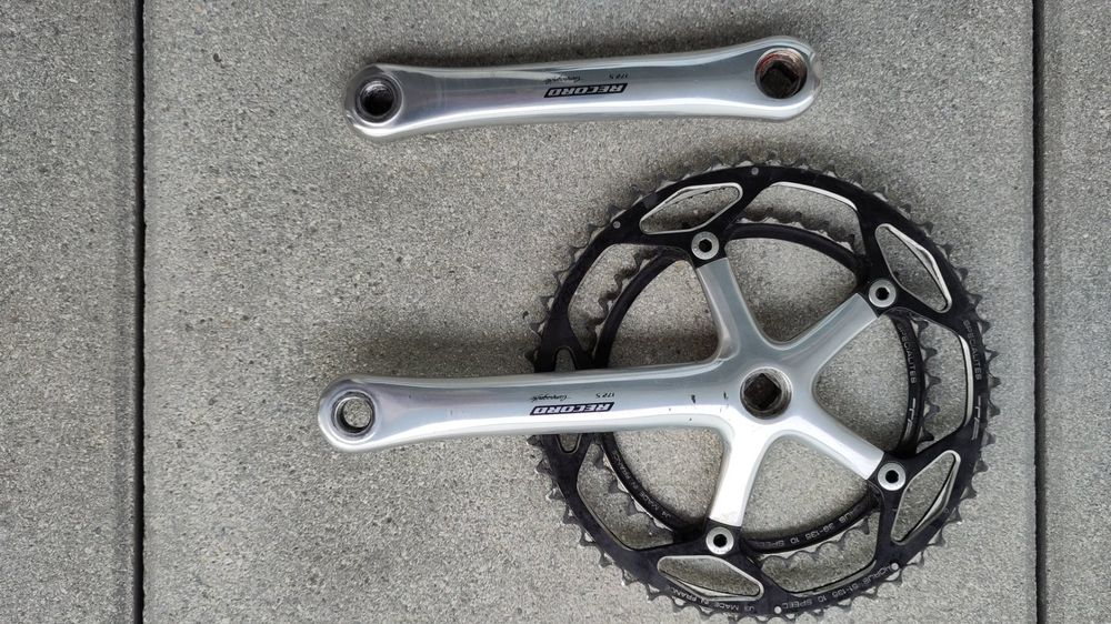 Pédalier Campagnolo Record 12v – 172.5mm / 36-52 Dents – Aluminium – Neuf