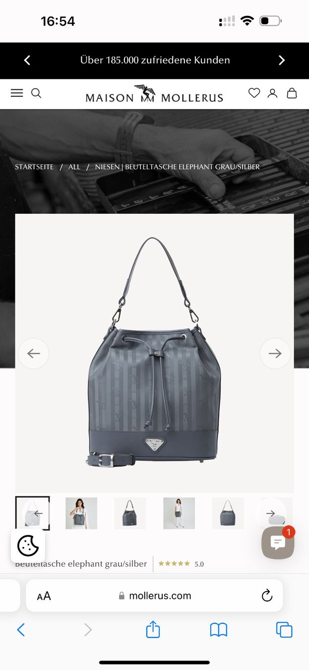 Maison Mollerus Taschen für Damen: Maison Mollerus Beuteltasche „Niesen“ – Gebraucht aus Bülach von leide_29 9