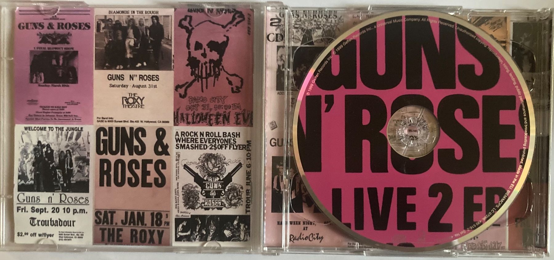 CD: GUNS N' ROSES - LIVE ERA '87-'93 – Usato da Poliez-Pittet venduto da Newtown-Records 2