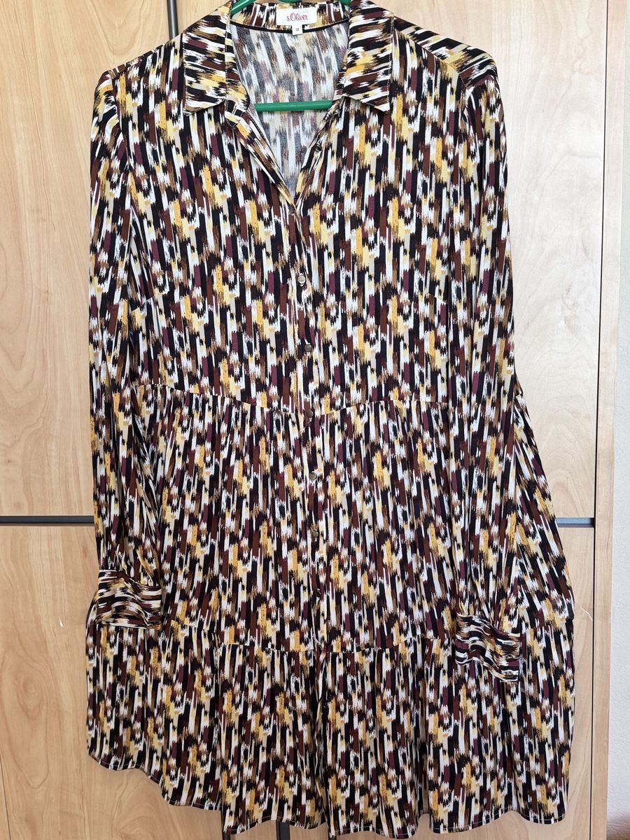 S.Oliver Kleider: Robe S.Oliver imprimée taille 38 100% viscose – Neu (gemäss Beschreibung) aus Boudry von ren_k2vs