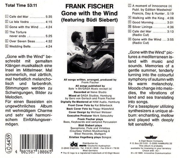 CDs: Frank Fischer – Gone With The Wind – Gebraucht aus Gingins von Demonseed 1