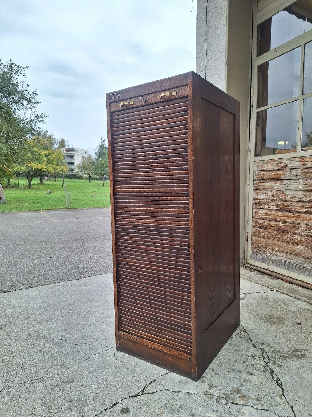 Schränke: Antiker Rollschrank, Eiche, Vintage – Gebraucht aus Urtenen-Schönbühl von Atelier21_bern 3