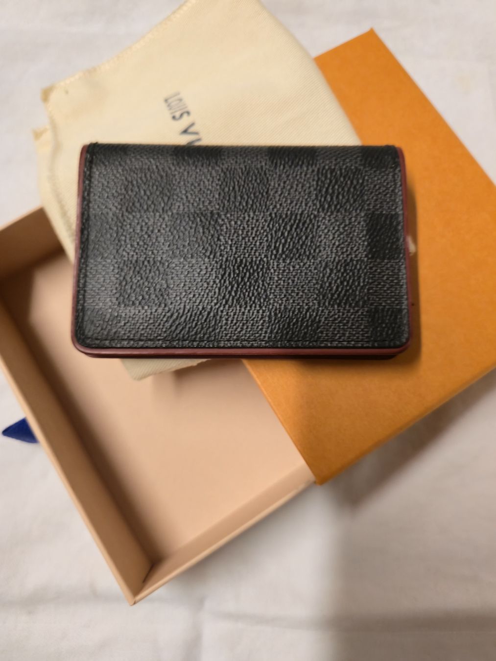 Louis Vuitton Portafogli: Louis Vuitton damier graphite card holder – Usato da S. Antonino venduto da paoloc1842