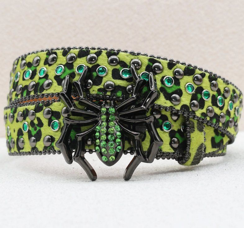 Cinture: Strass-Spinnengürtel mit Nieten - Ceinture strass araignée – Nuovo e nell'imballaggio originale da Lausanne venduto da FASHION-WORLD-SHOP