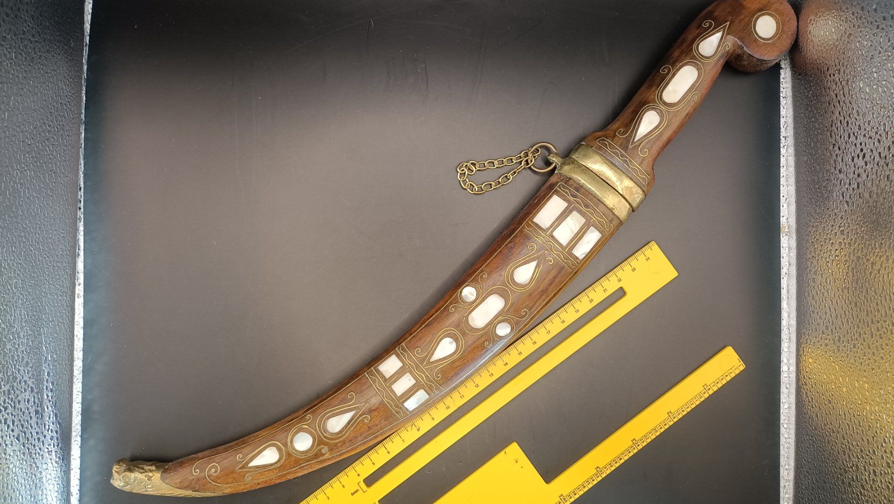 Posate: poignard Ottoman nacre et bois – Usato da Pampigny venduto da Calypso06 3