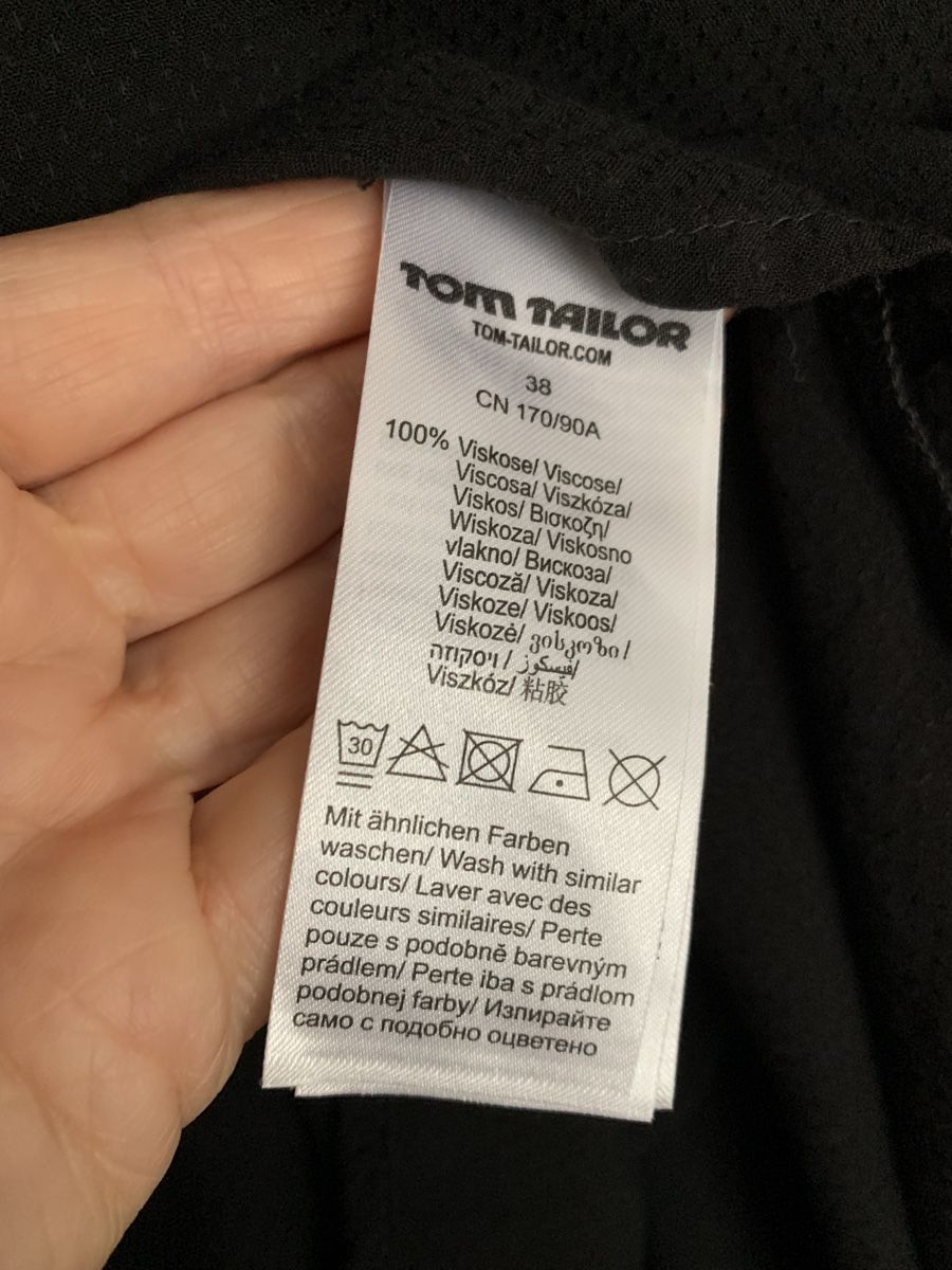 Tom Tailor Blusen: Black shirt Tom Tailor (38) – Neu und originalverpackt aus Zürich von Zurich.Seefeld 3