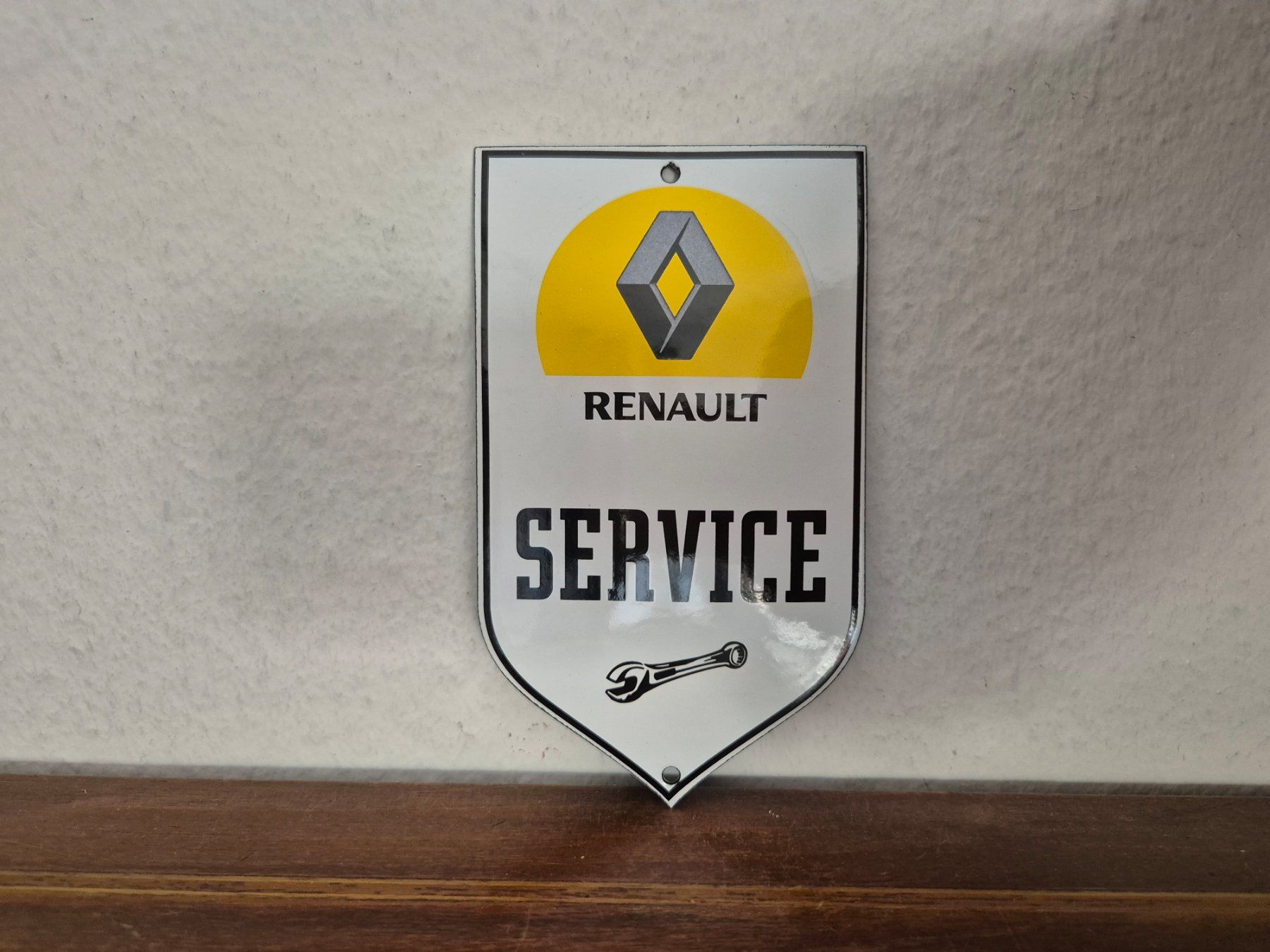 Schilder: Emailschild Renault Service Logo Werkstatt Emaille Schild – Neu (gemäss Beschreibung) aus Schaffhausen von pfanis09