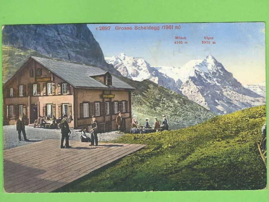Cartoline postali: Grosse Scheidegg – Usato da Zürich venduto da t24_de