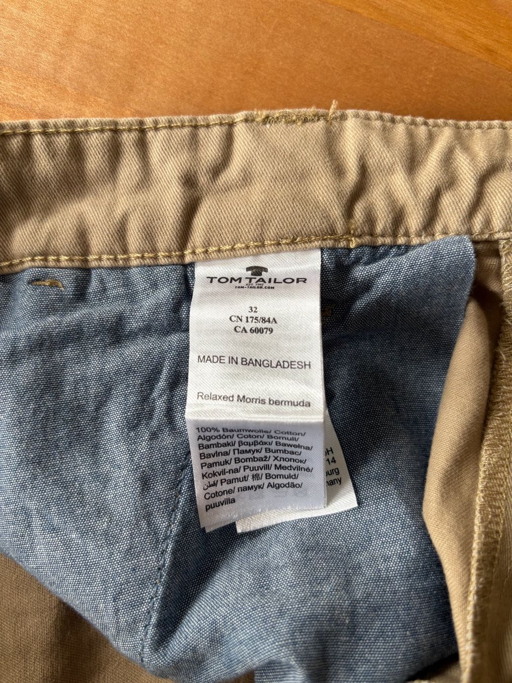 Tom Tailor Hosen: Tom Tailor Cargo Shorts Beige - Grösse 32 - NEUWERTIG – Gebraucht aus Muri AG von as.secondary 3