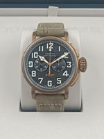 ZENITH " PILOT TYPE 20 CHRONOGRAPH " IN BRONZE, 45 MM