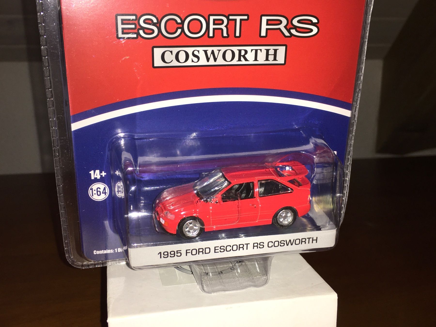 Ford Modellini d'auto: 1995 Ford Escort RS Cosworth 1/64 – Nuovo e nell'imballaggio originale da Wohlen AG venduto da PrivatSammlung 1