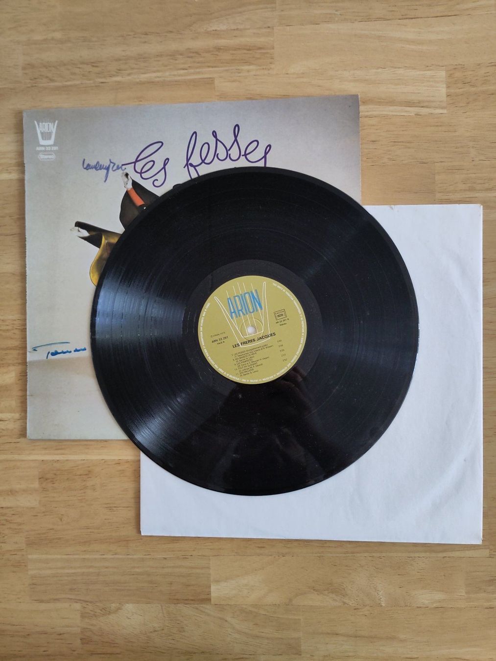 Dischi in vinile: Les Frères Jacques | "Les Fesses" | LP – Usato da Lausanne venduto da Otvald 2
