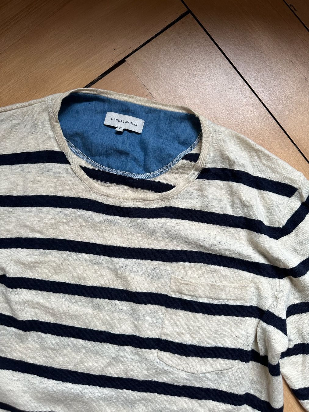 Pullover & Sweatshirts: CASUAL FRIDAY - Strickpullover gestreift L – Gebraucht aus Zürich von Diazaio 1