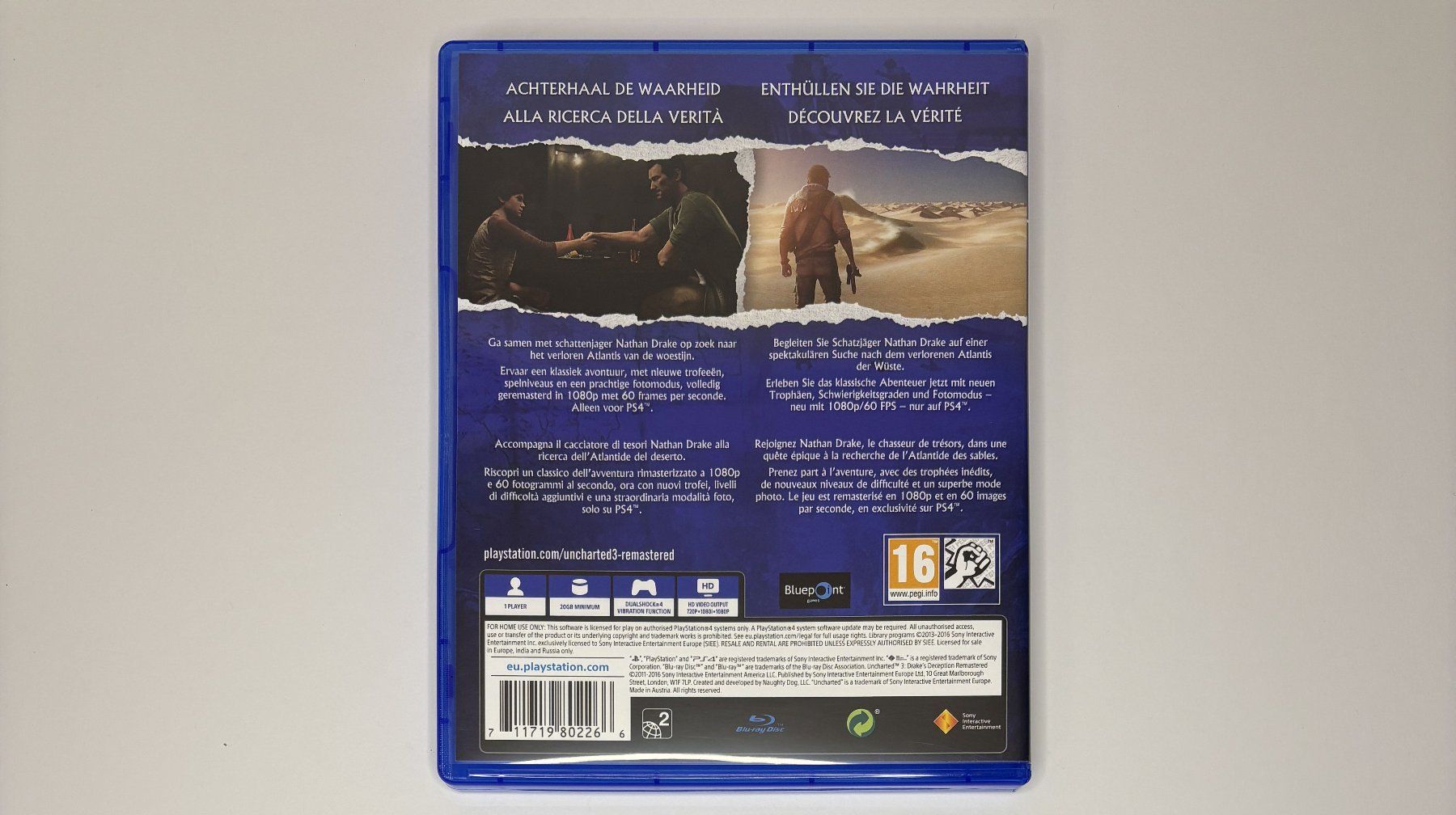 Giochi: PS4 - Uncharted 3 : Drake's Deception Remastered – Usato da Allschwil venduto da Bullach 2